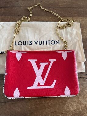 LV Double Zip Pouchette